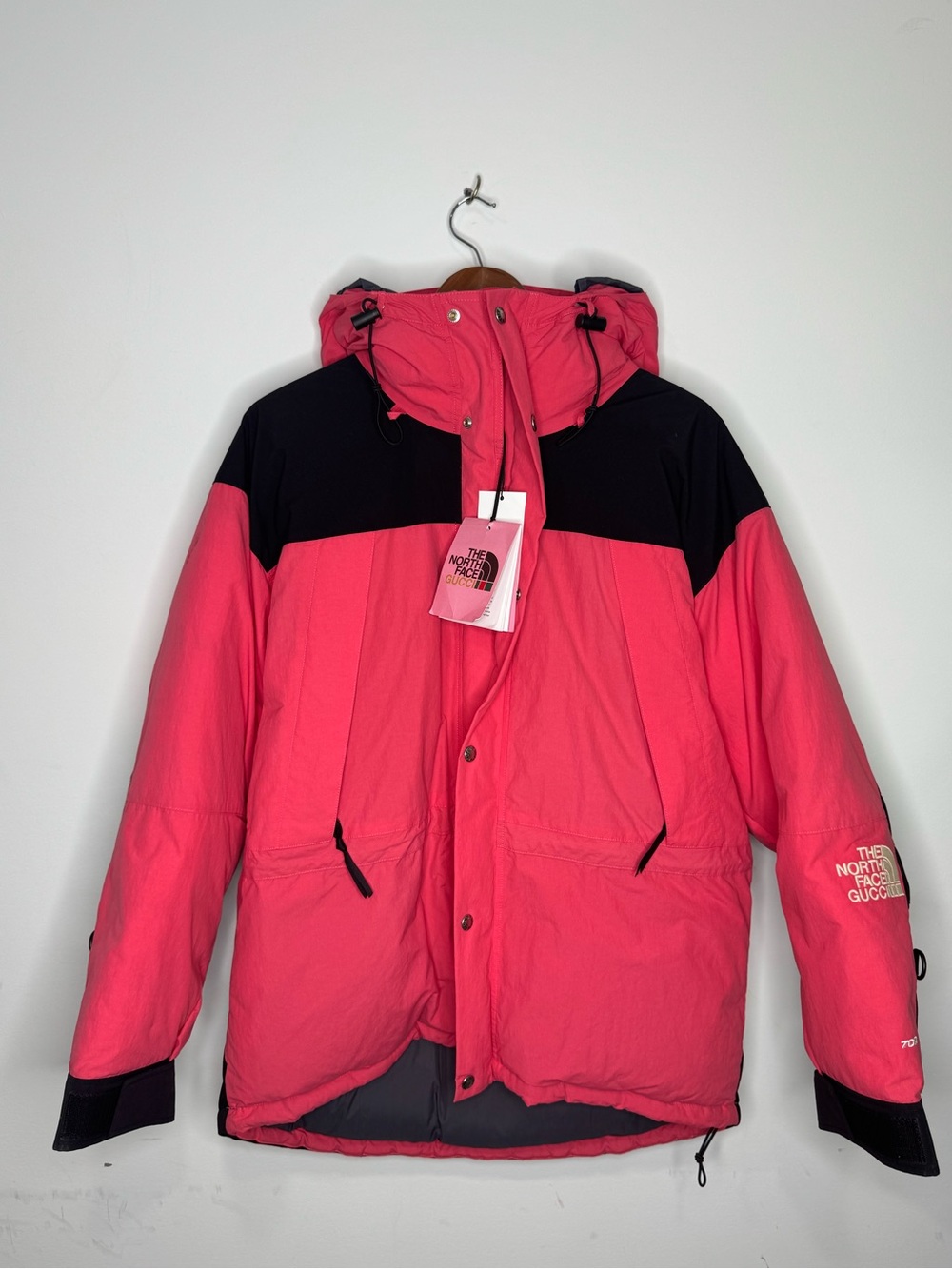 Gucci x The North Face Down Bomber Jacket Paradise Pink 670890 Women’s M